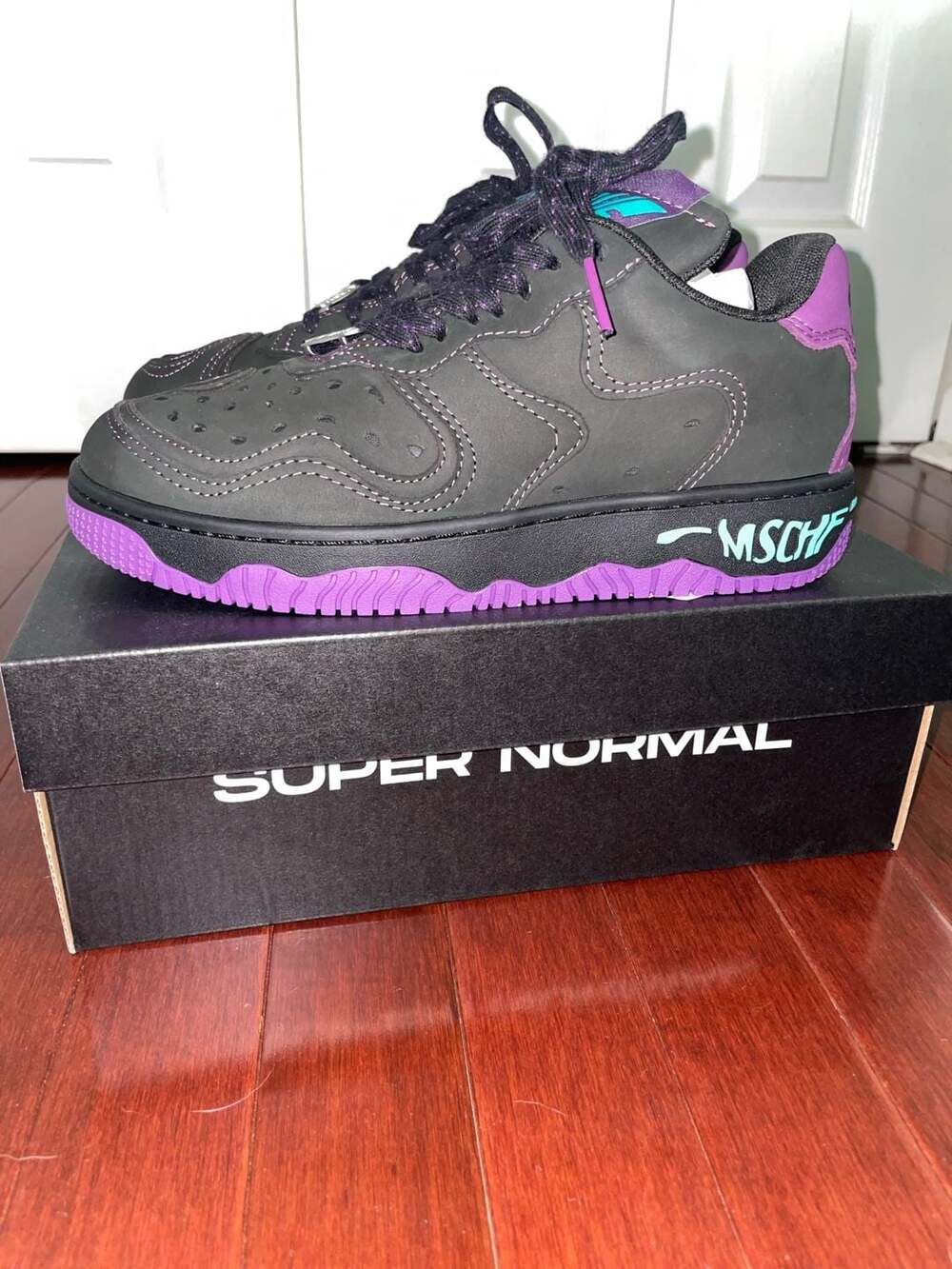 MSCHF Super Normal 2 Mars Black Men's Sneakers Size 6